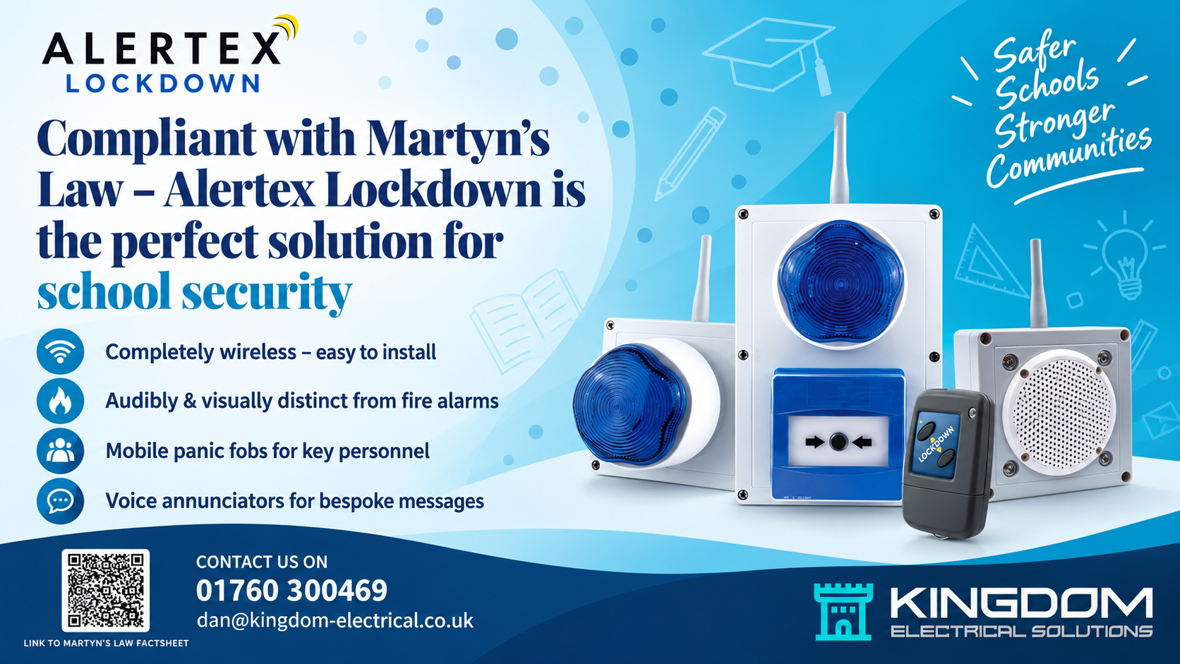 AlertEx Lockdown school security system banner